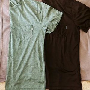Vuori Tradewind Performance tee (2) Black and Green